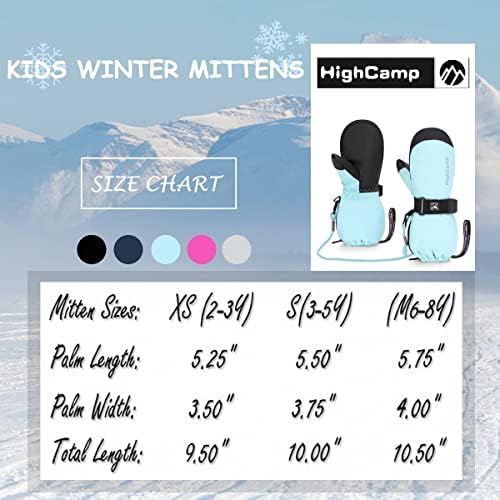 HIGHCAMP Kids Ski Mittens ONLINE