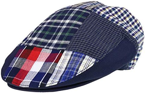 Mens Stylish summer ivy cap with adjustable snap buttons