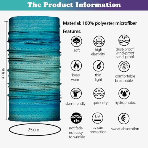 UV Protection neck gaiter Multi-Purpose Face Mask for Men