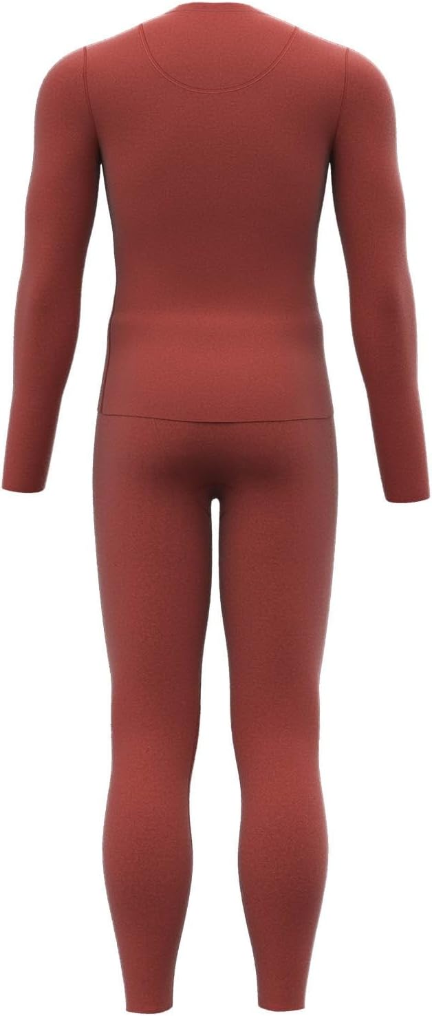 Vibrant Red Thermal Compression Pants for Men