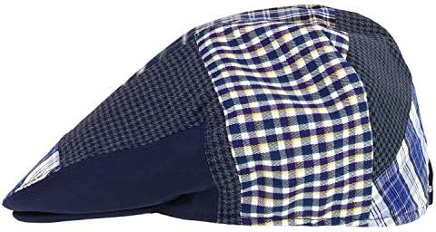 Mens Stylish summer ivy cap with adjustable snap buttons