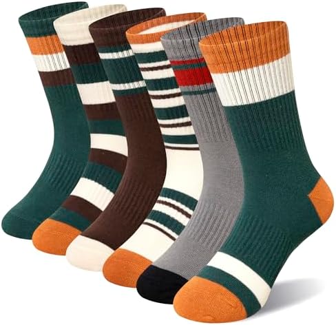 Eyean Kids Boys Basketball Sport Socks 6 Pairs