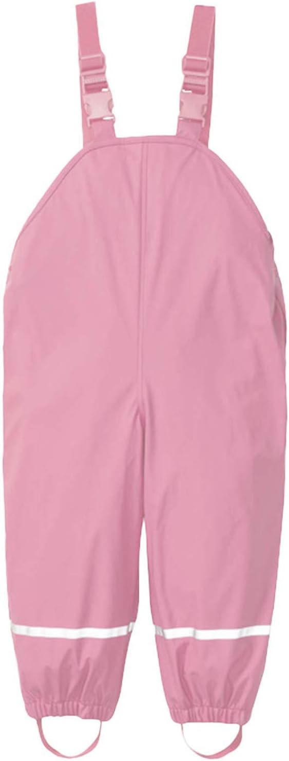Kids Waterproof Rain Pants mud-proof breathable adjust boys girls