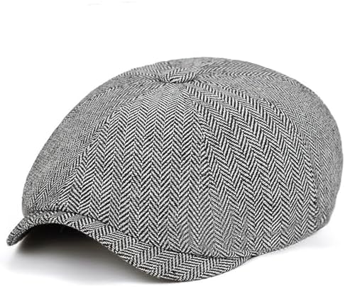 Chic Plaid Newsboy Cap by YOLAI