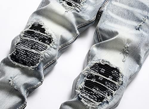Patch Ripped Jeans
