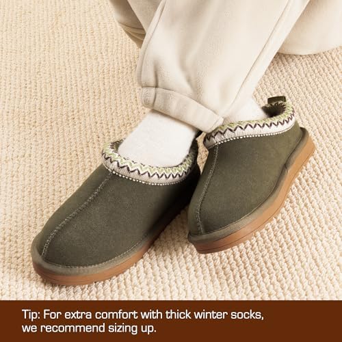 DREAM PAIRS Kids Fuzzy Slippers