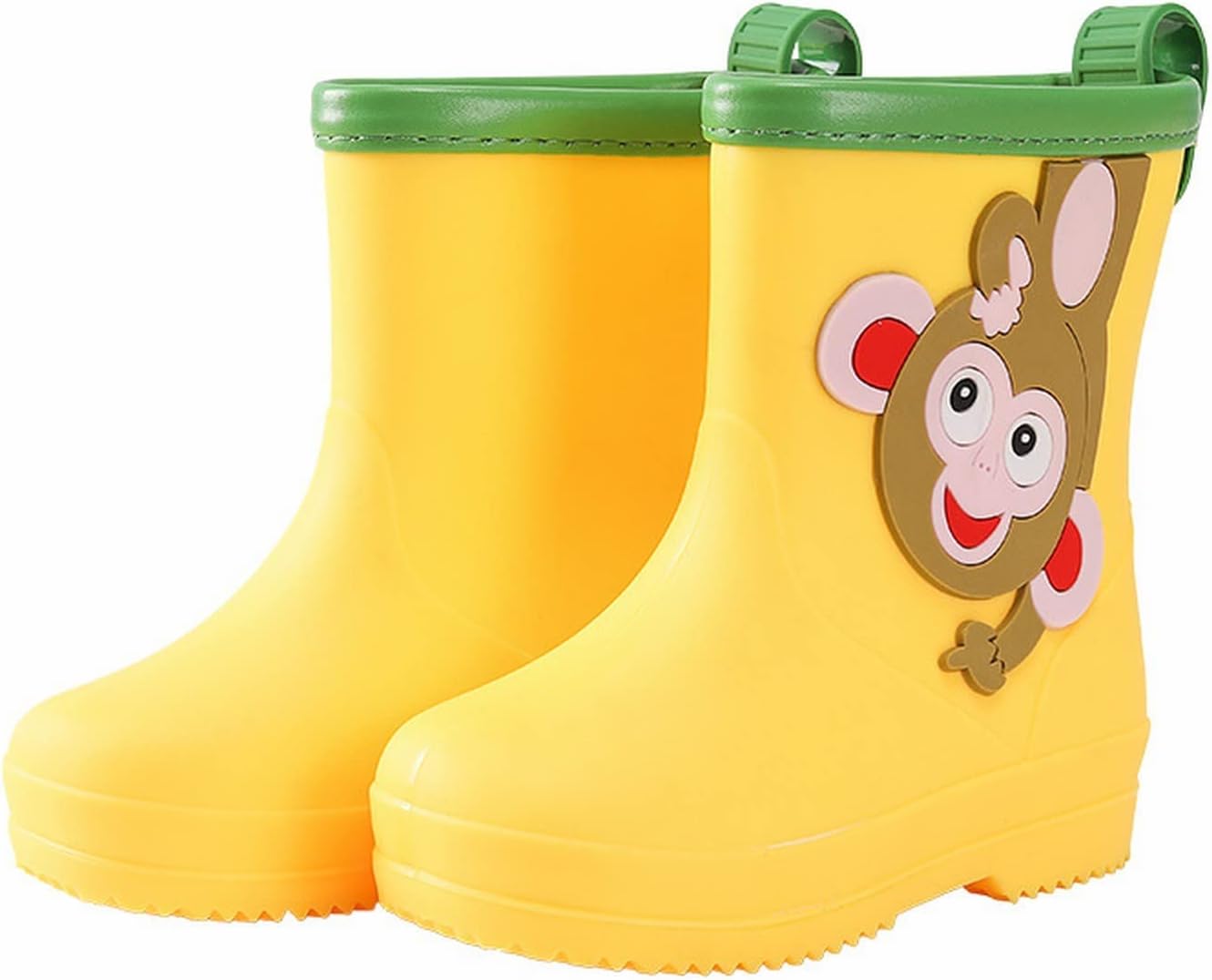 Perfect Toddler Rain Boots for Kids Cute Giraffe Design Easy-On Waterproof