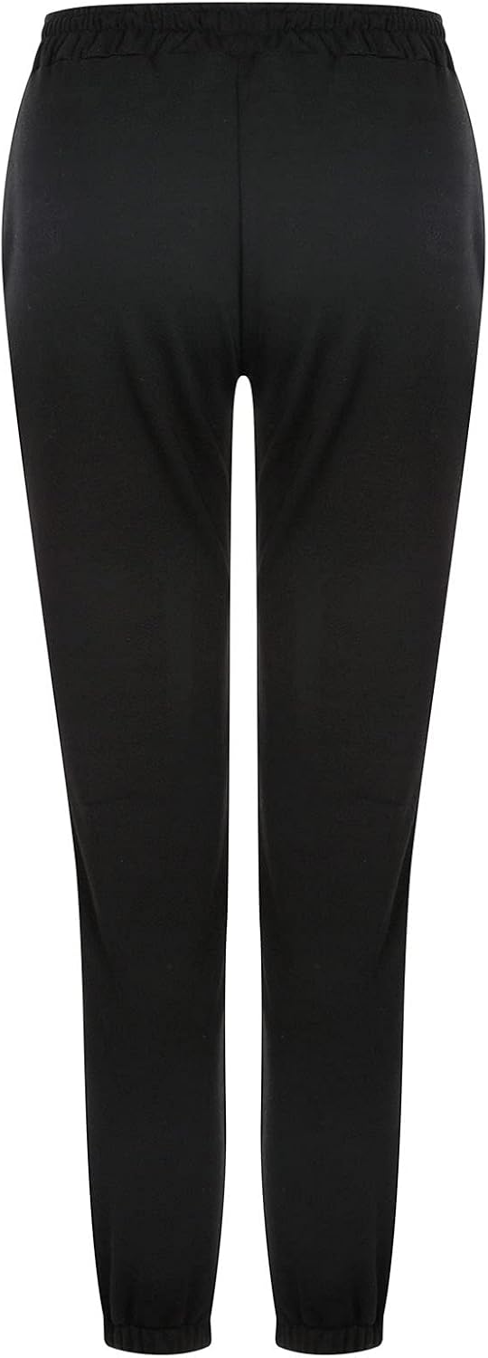 Womens High Waisted Fleece Sweatpants with Pockets