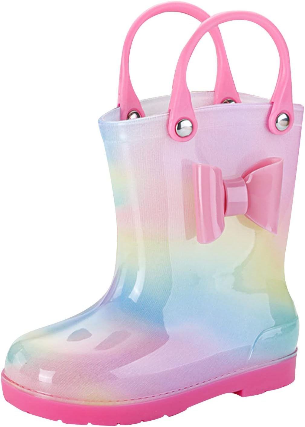 Rainbow Fun Rain Boots for Kids