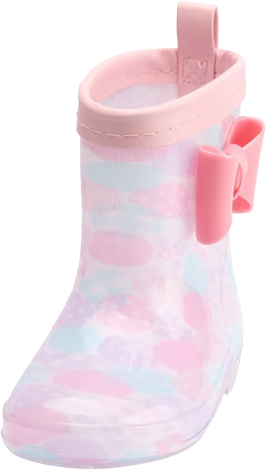 Toddler Rain Boots with Lights for Kids Yellow and Rainbow Designs