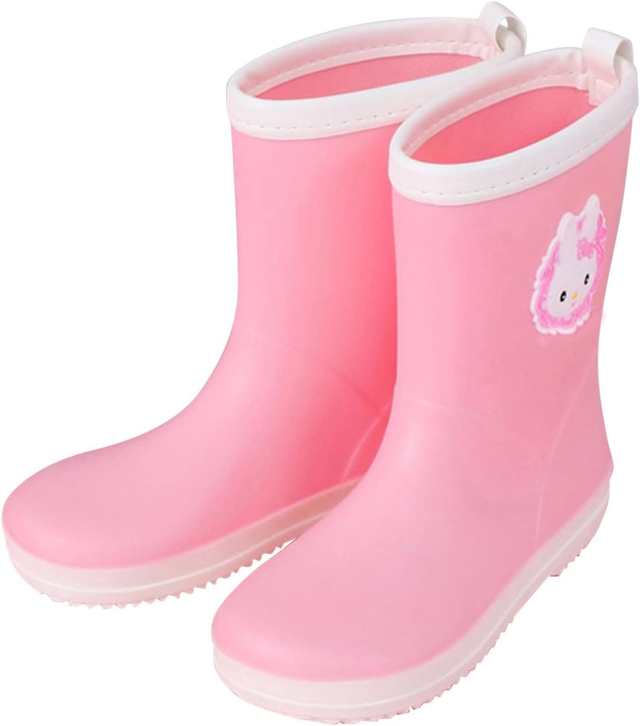 Flip-Flops for Kids Toddler Rain Boots with Easy-On Handles