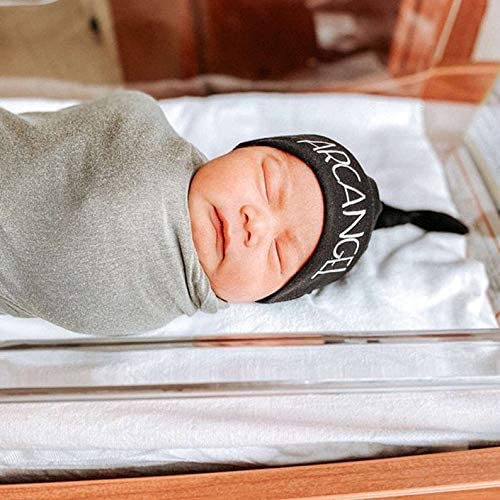 Squishy Cheeks Personalized Newborn Knotted Beanie Hat
