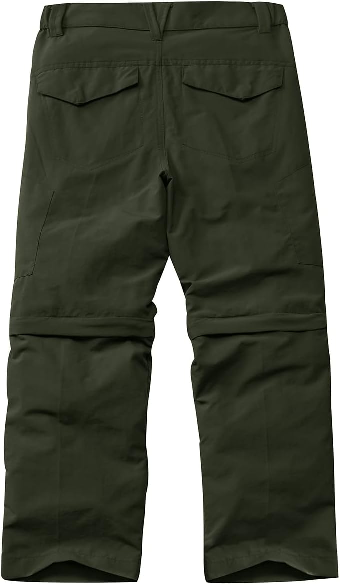 Boys Waterproof Cargo Pants Quick Dry Outdoor Hiking