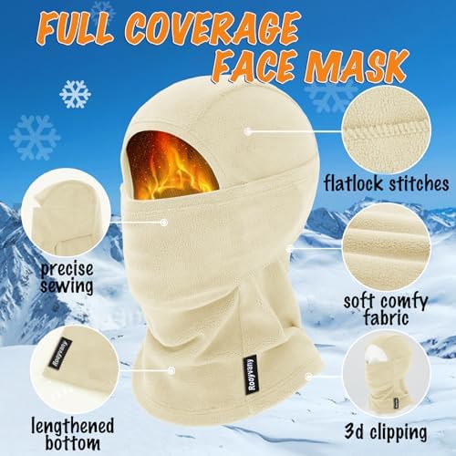 Kids Balaclava Ski Mask Thermal Lightweight Windproof Face Mask for Winter