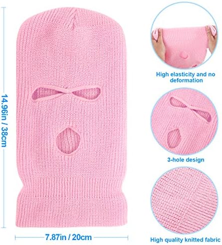 3-Hole Ski Mask for Winter Outdoor Sports