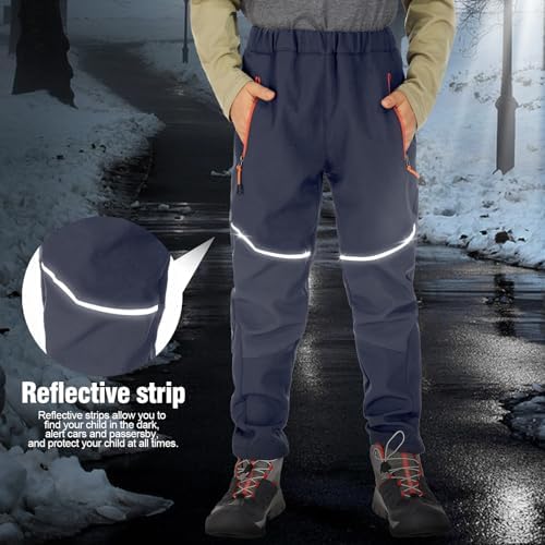 Toomett Boys Snow Cargo Pants for Hiking and Skiing