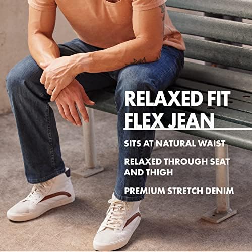Authentic Relax Fit 5-Pocket classic Jeans with Brass Zipper