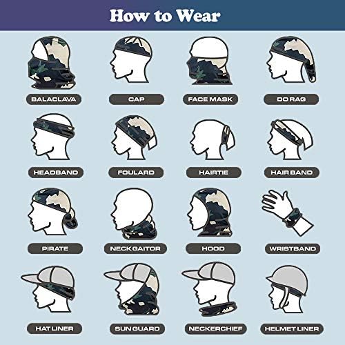 UV Protection neck gaiter Multi-Purpose Face Mask for Men