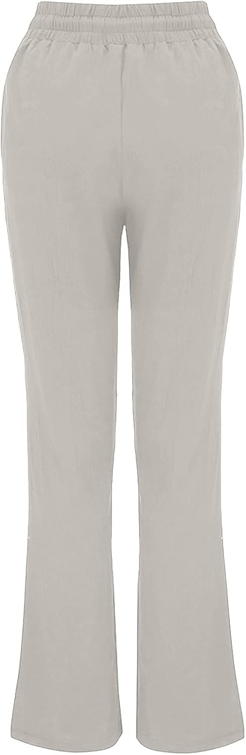 Stretchy Womens sweatpants with drawstring