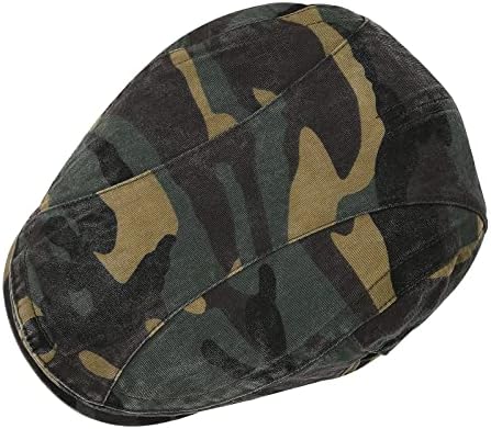 Mens Cotton Newsboy Beret Hat