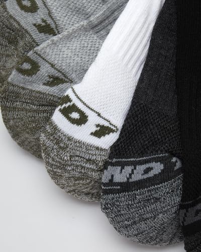 AND1 Boys Athletic Cushion Quarter Cut Socks 16 Pack