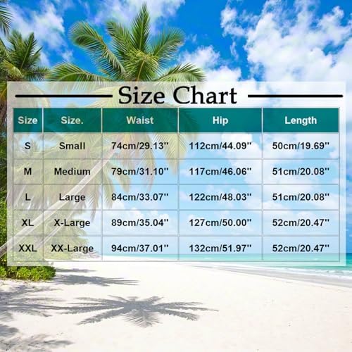 Hawaiian Print Lightweight Beach Shorts