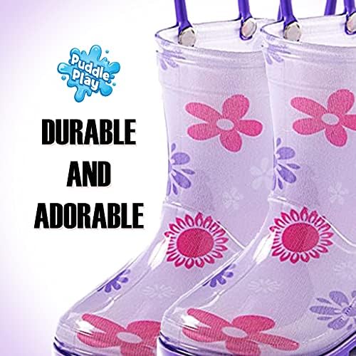 Puddle Play Toddler Rain Boots Fun in the Rain