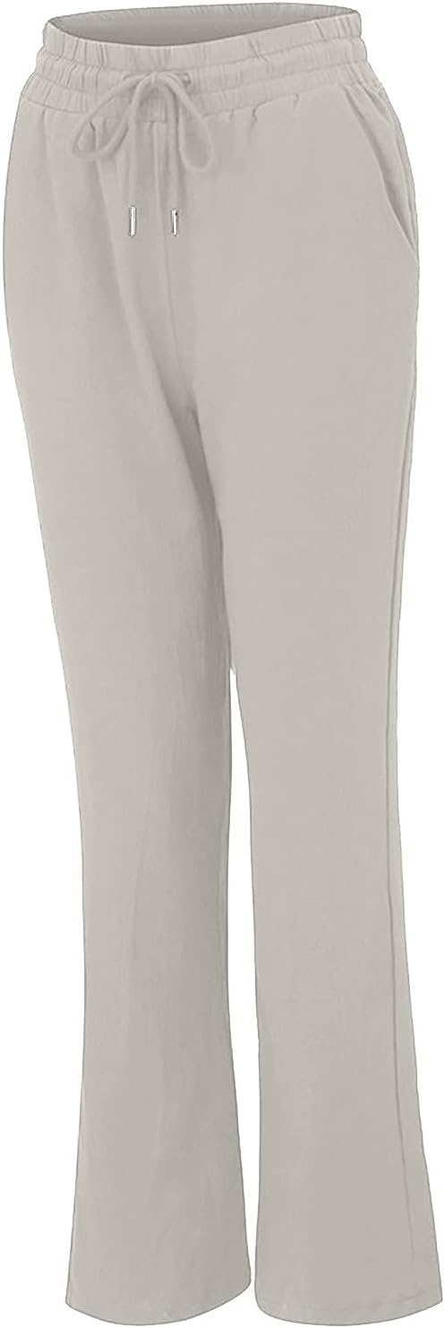 Stretchy Womens sweatpants with drawstring