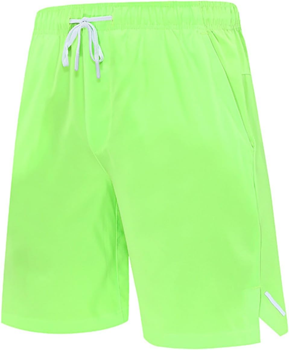 Xiaojmake Solid Beach Shorts