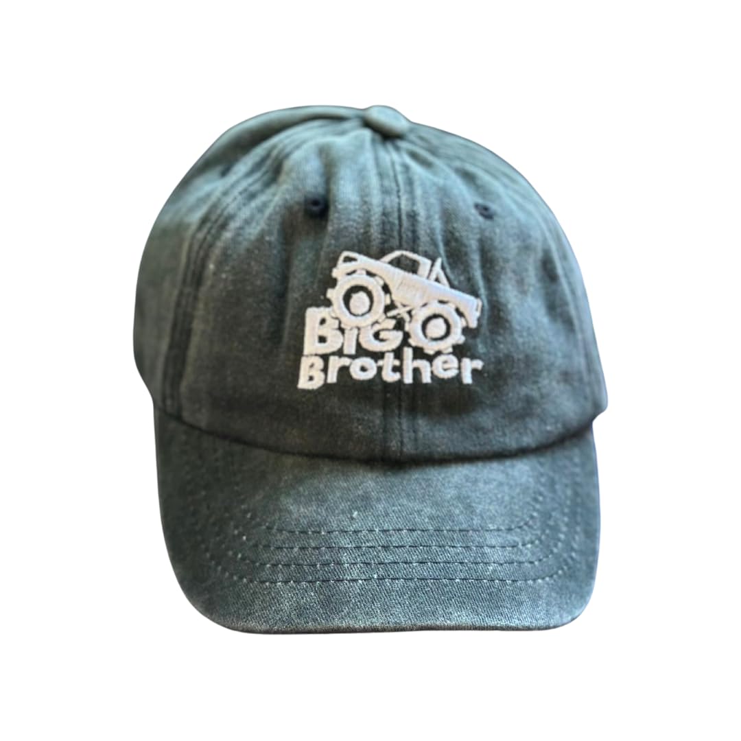 Big Brother Toddler Snapback Hat Monster Truck Design Adjustable Made in USA