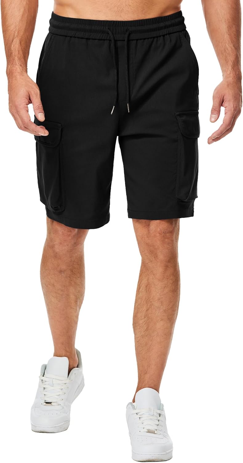 Mens Stretch Cargo Shorts