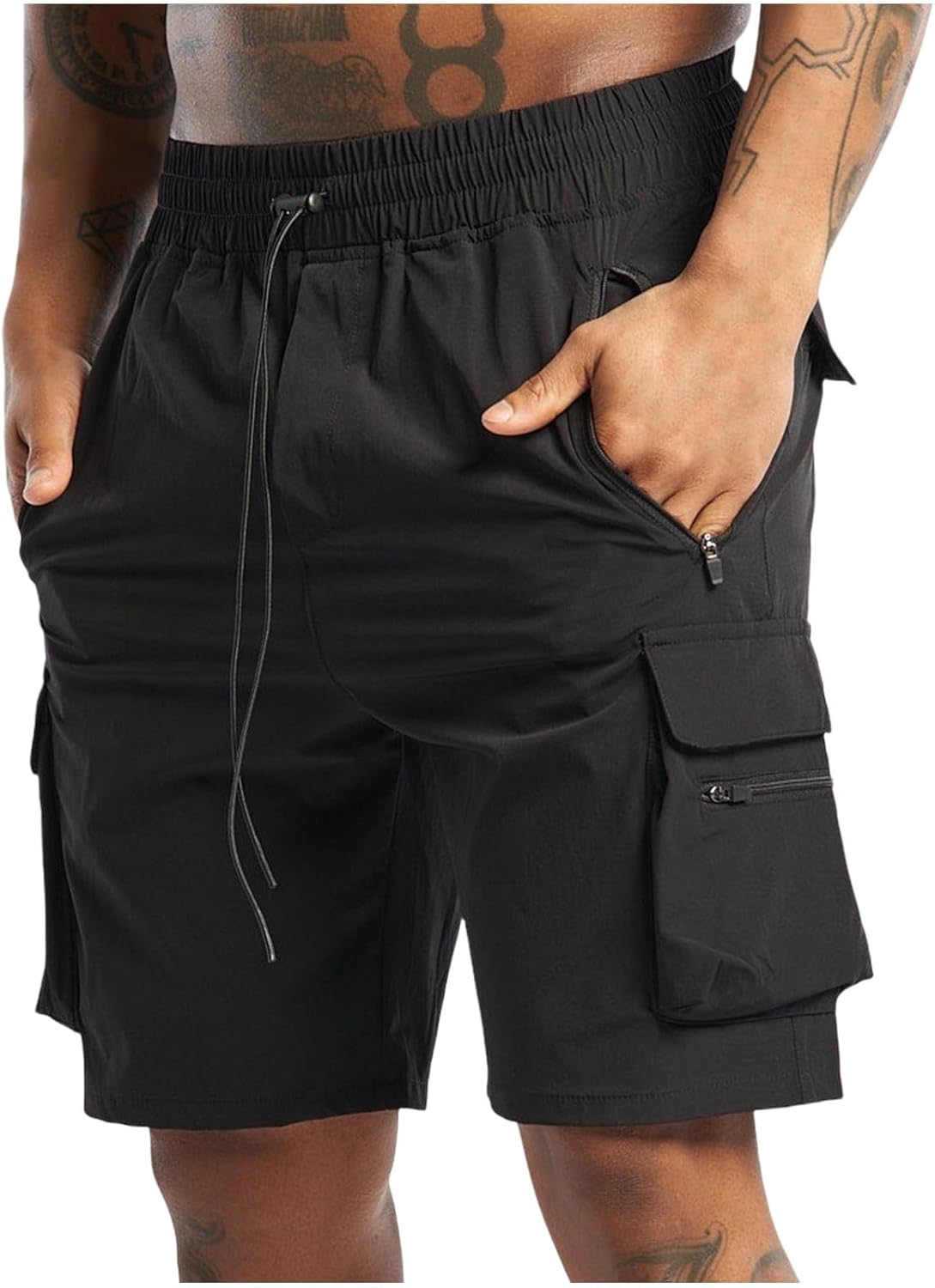 Quick Dry Water-Resistant Cargo Shorts for Men