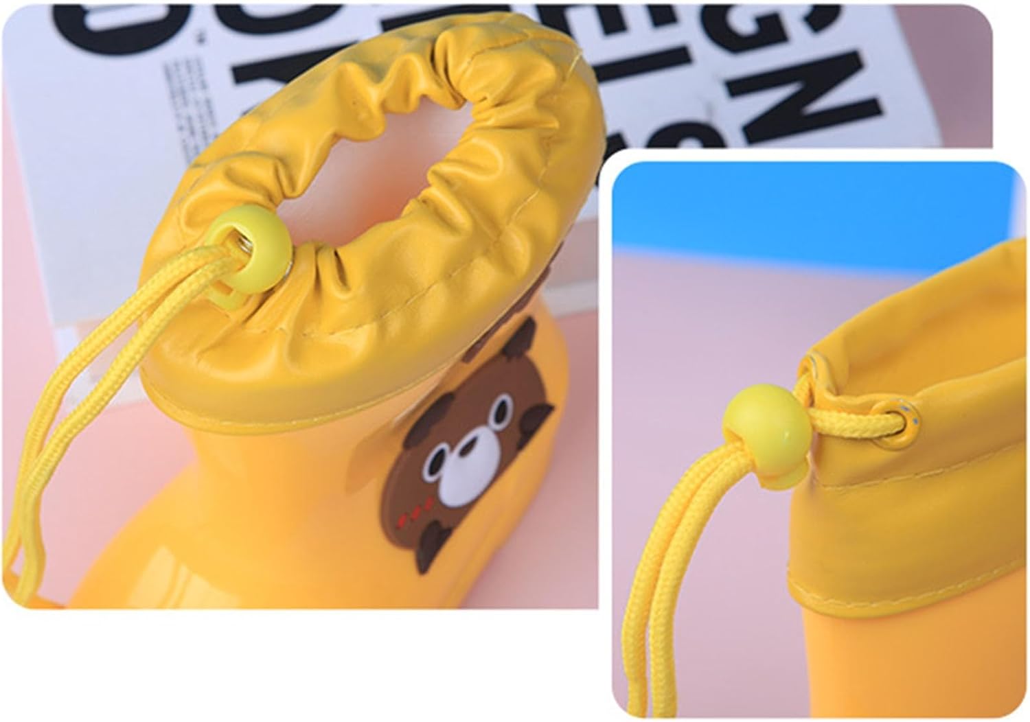 Bring Me Lofty Plush Bear Rain Boots for Kids