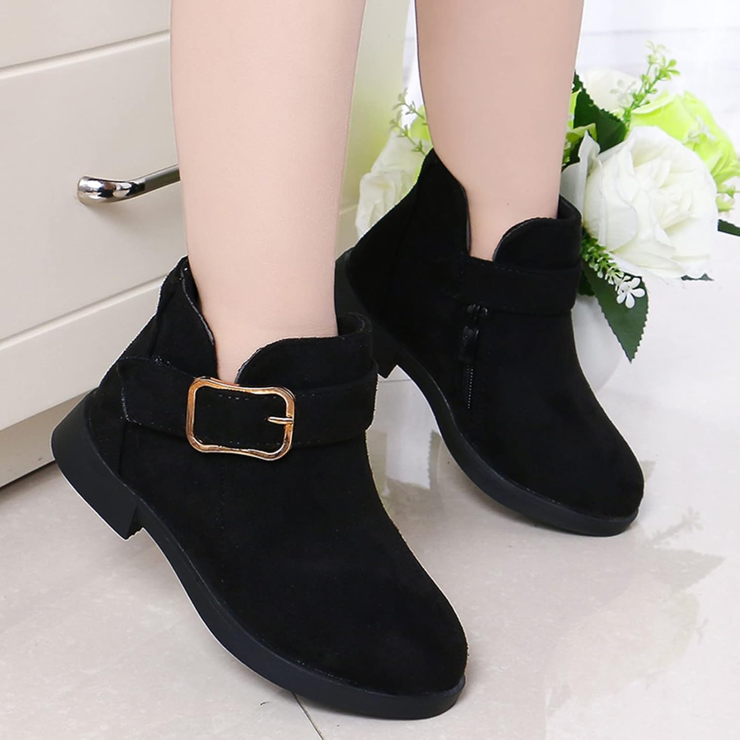 Style Me rubber comfy and chic high-top boots for girls