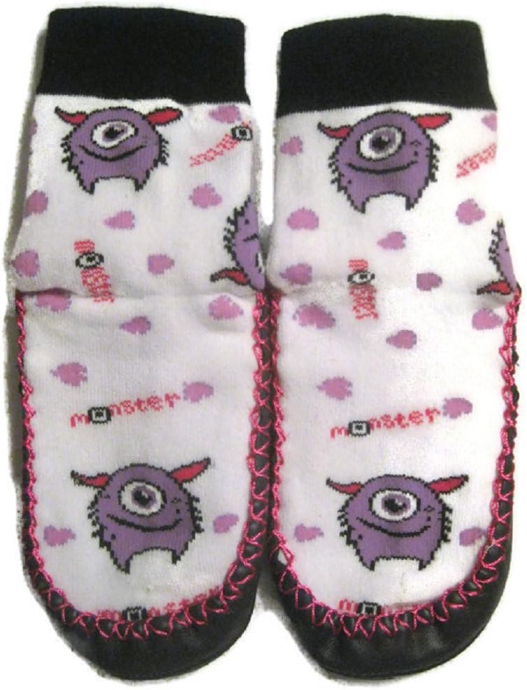COMFY NON SKID GLQUE Marilyn Girls Moccasin Sock Slipper