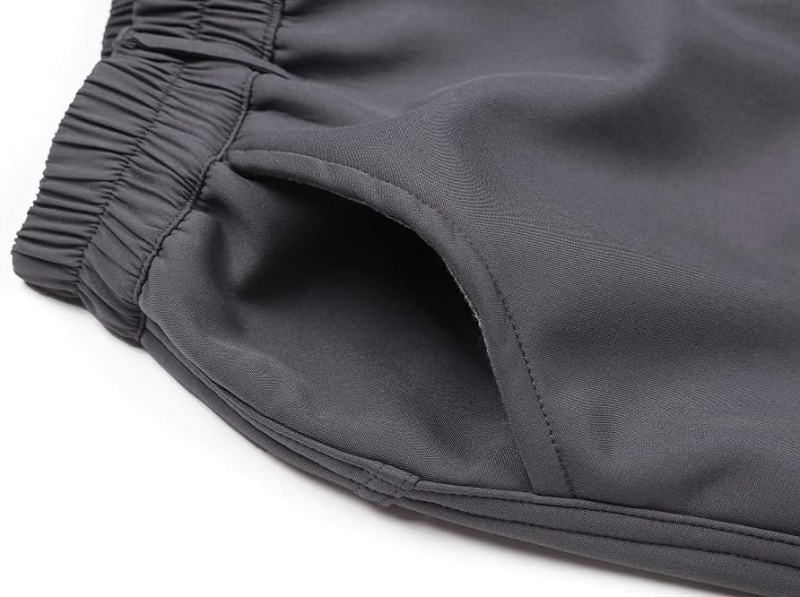 Jingle Bongala Kids Youth Waterproof Hiking Pants Fleece Lined Elastic Waist