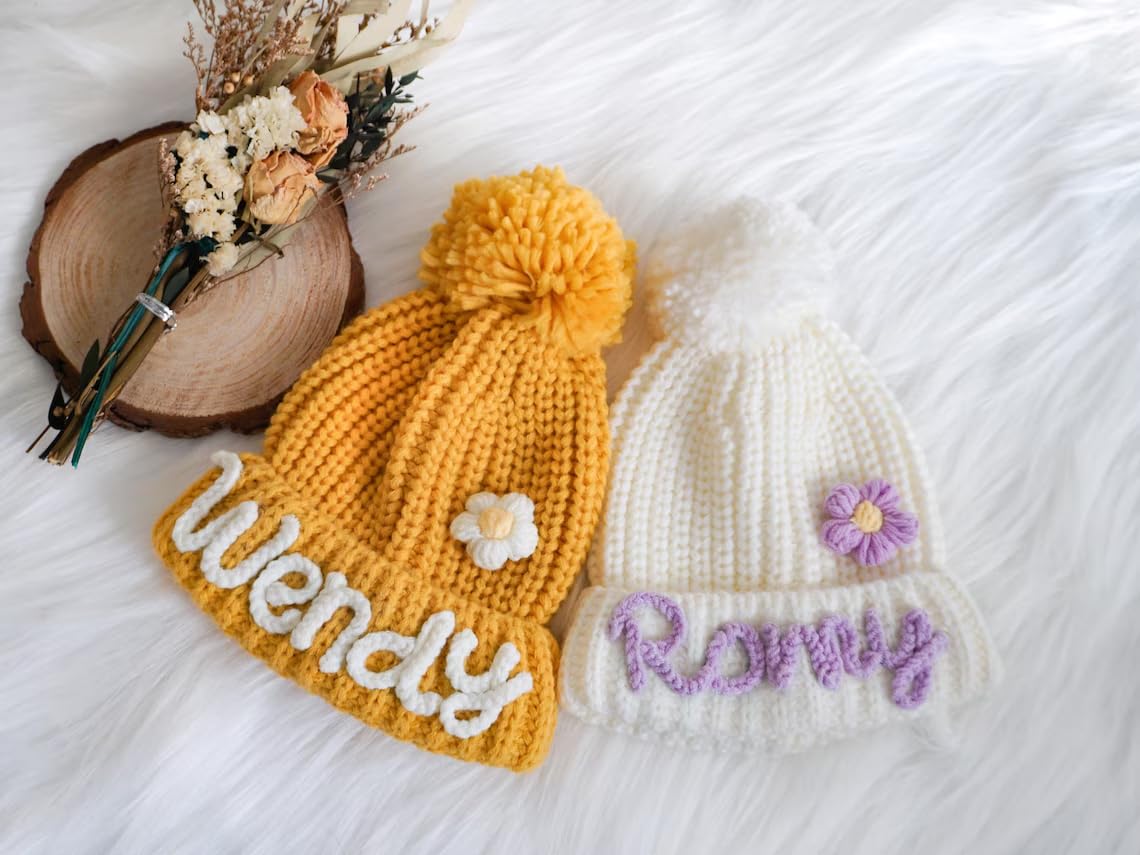 Personalized Embroidered Kids Beanie