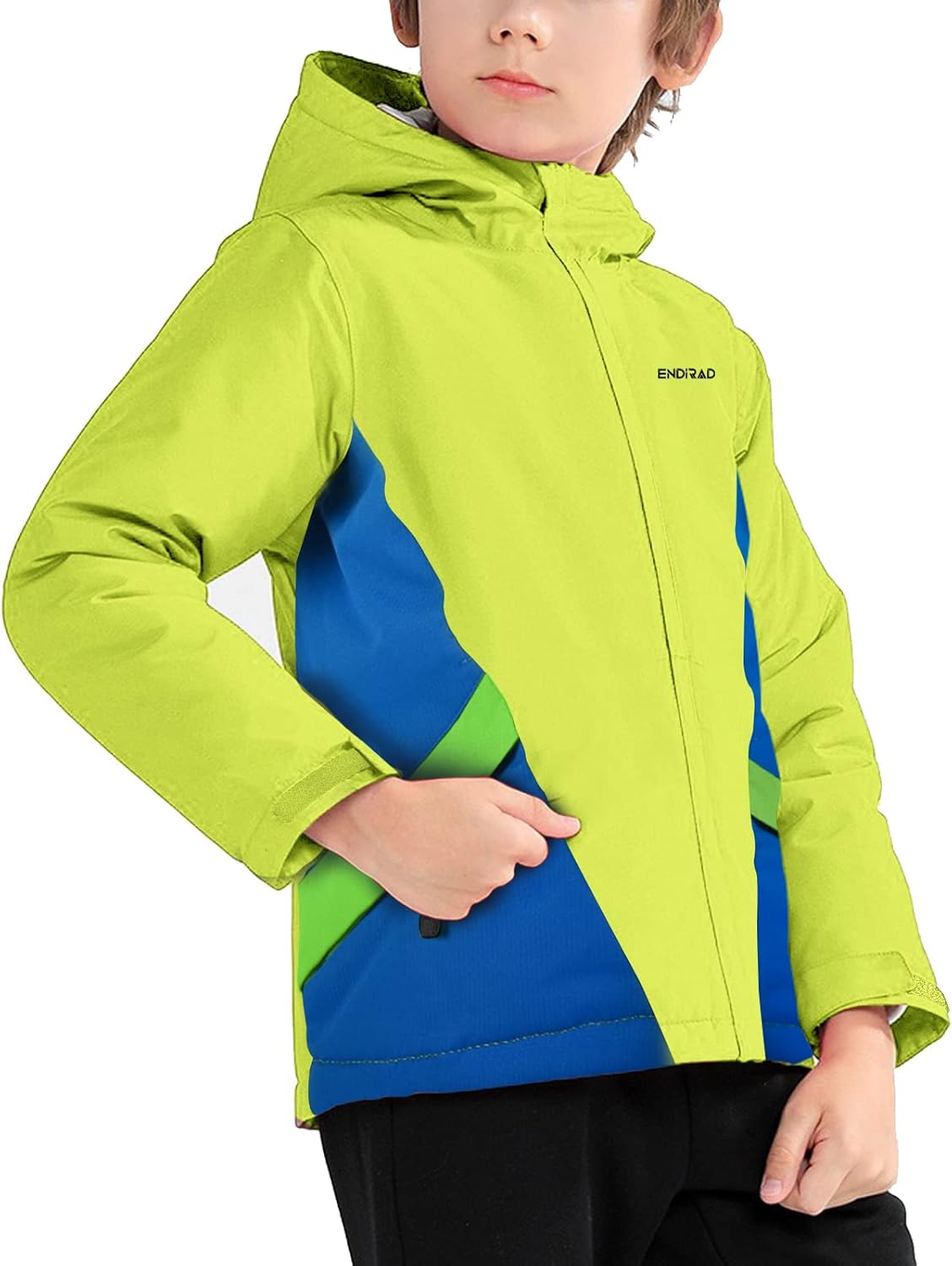 ENDiram Boys Waterproof Ski Jacket - Kids Winter Snow Coort