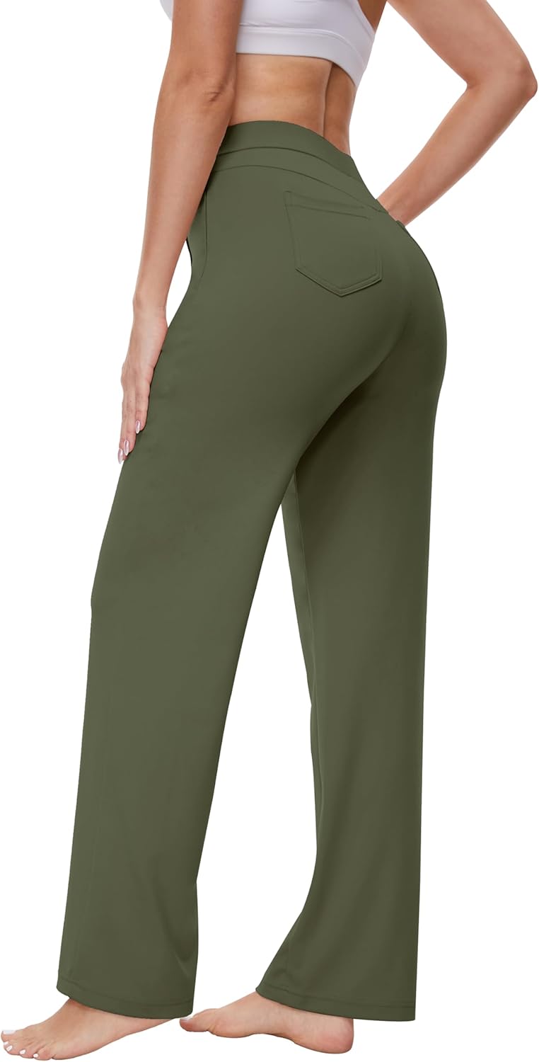 27-31 Wide-Leg Yoga Pants for Women