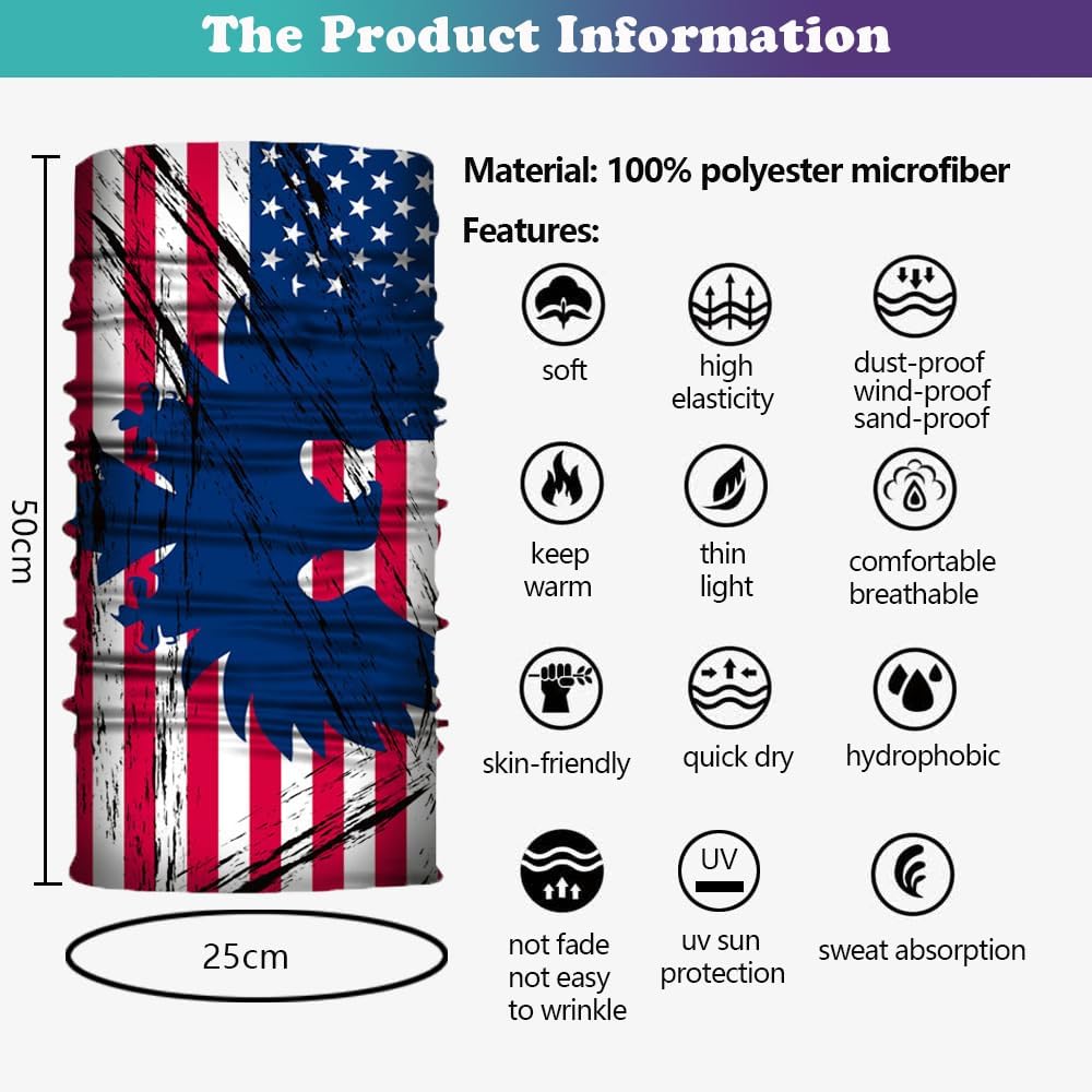 Stylish UV Protection Neck Gaiter Mask for Men - Stretchable Face Shield