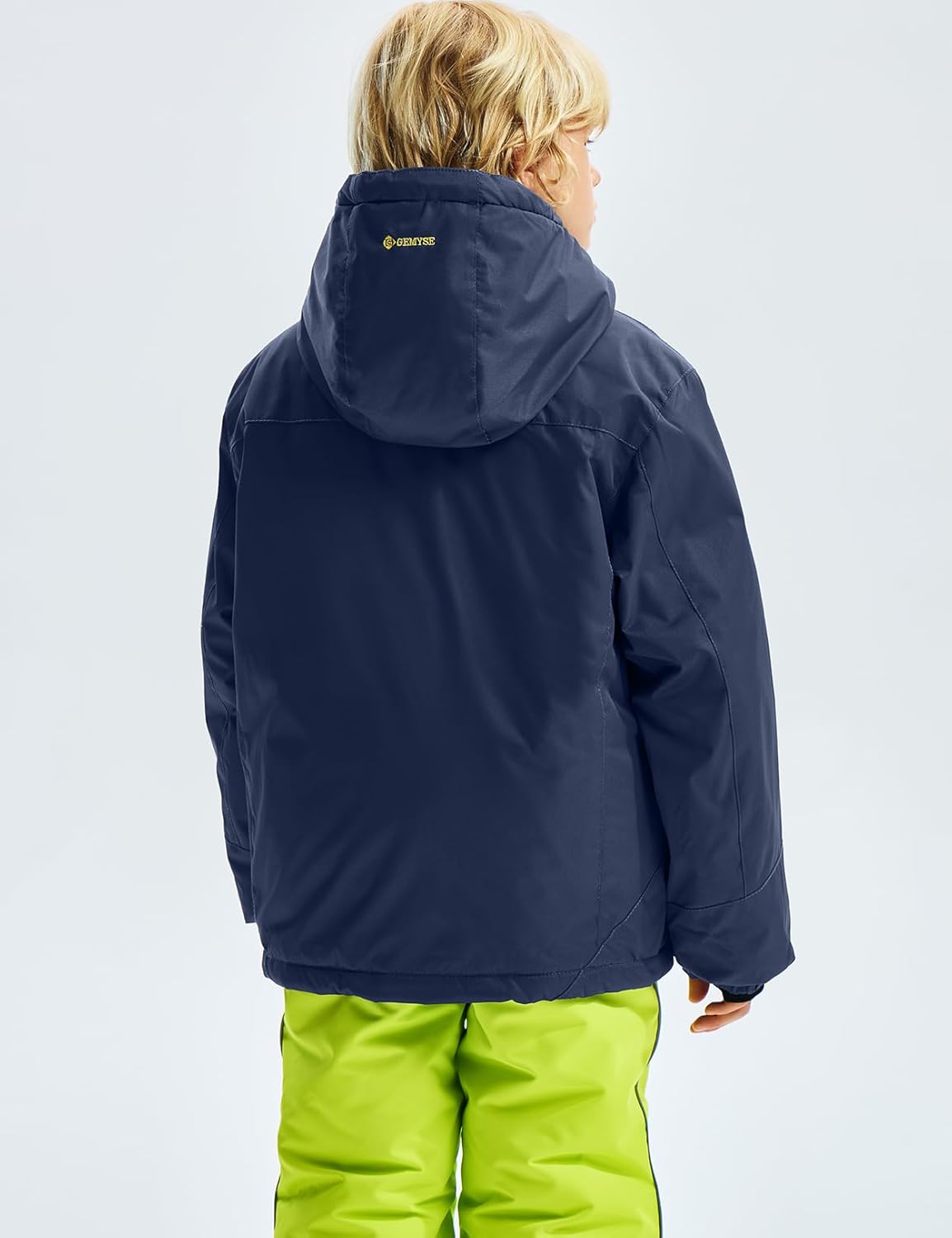 GEMYSE Boys Waterproof Ski Jacket Warm Durable