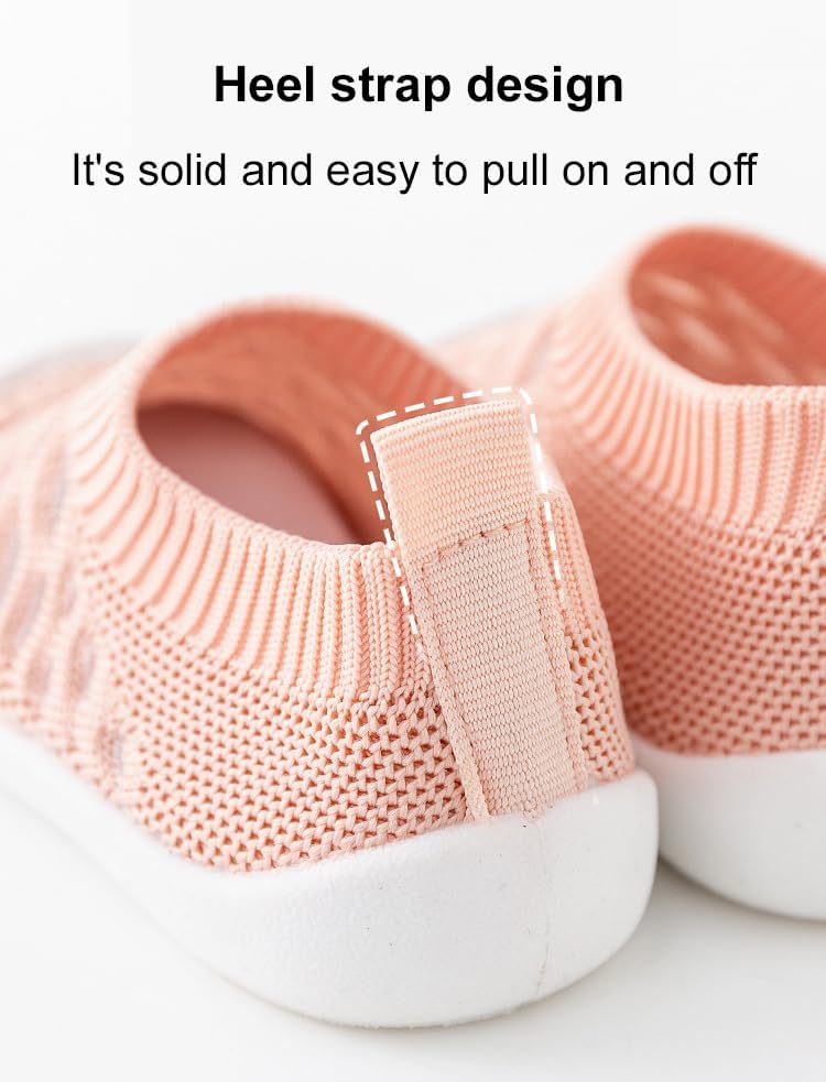Baby Toddler Non-Slip Slippers 6-24 Months 2 Pairs