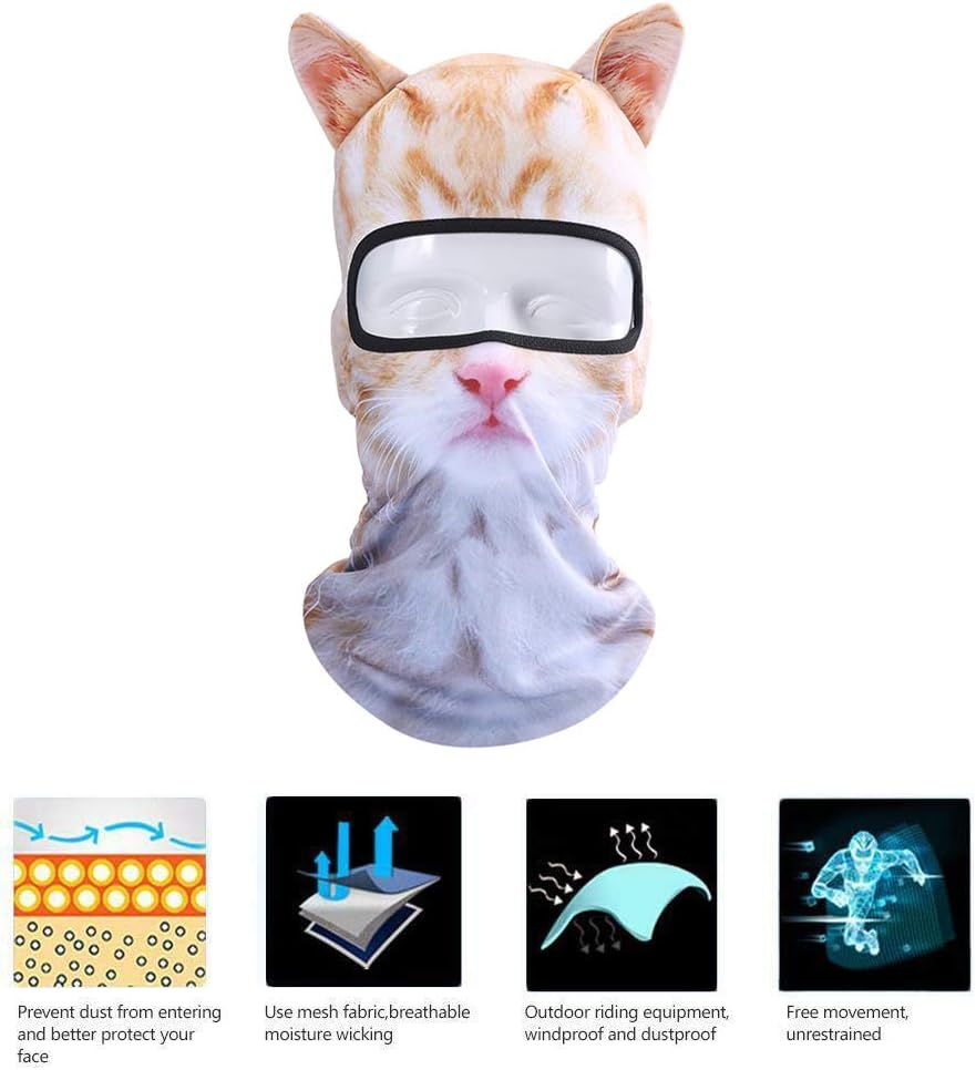 Versatile Animal Ski Mask for Outdoor Use