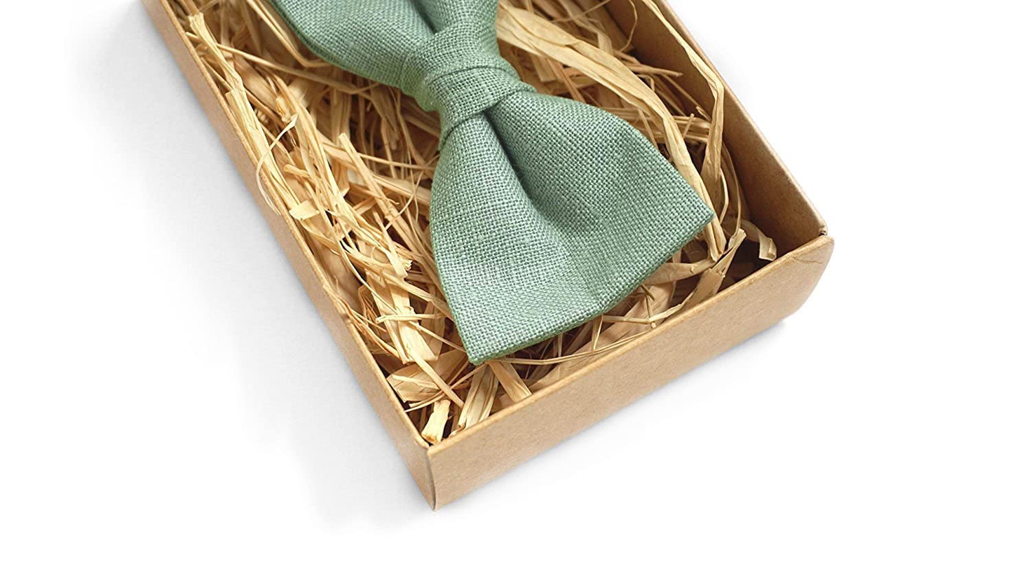 Sage Green Eco-Friendly Bow Tie for Groomsmen