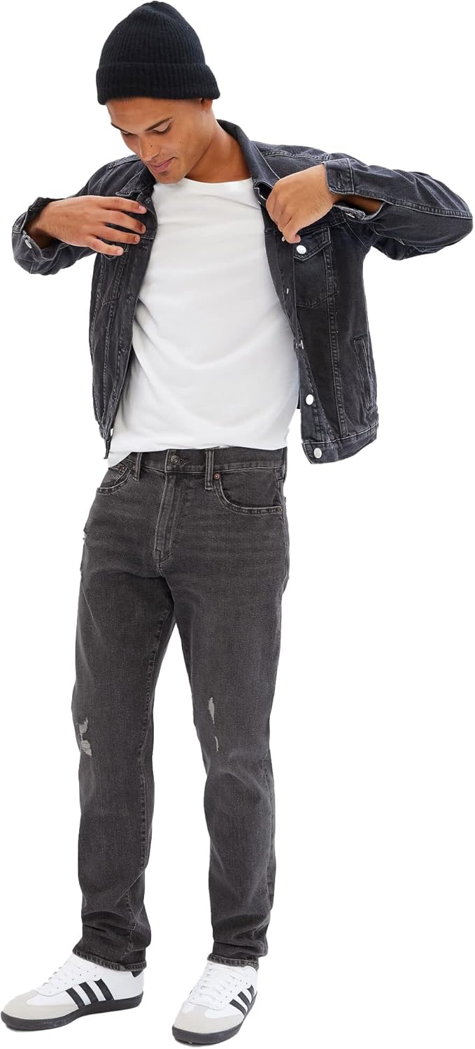 GAP Mens Straight Taper Fit Jeans Modern Comfort Style