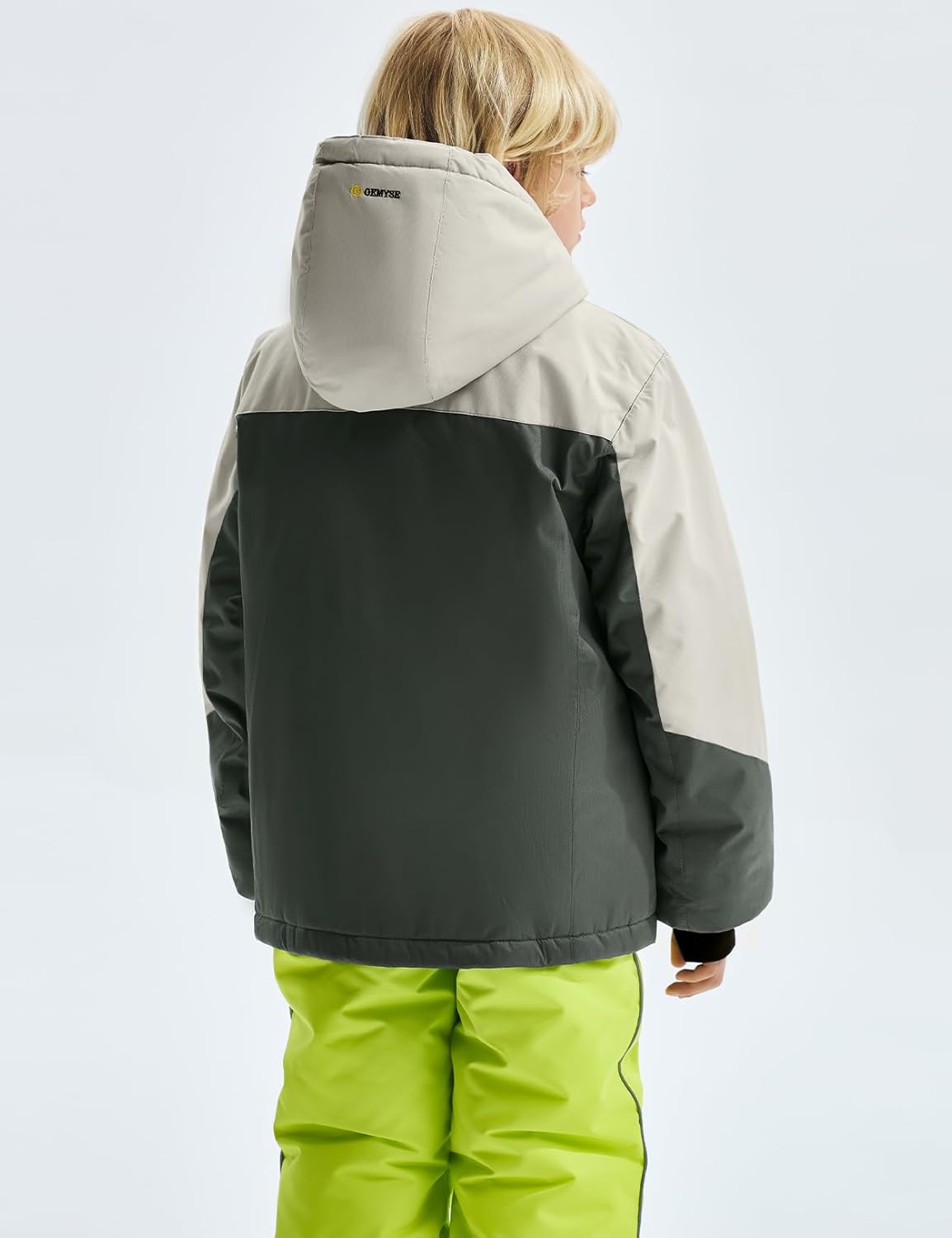 GEMYSE Boys Waterproof Ski Snow Jacket