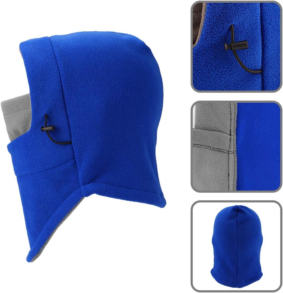 HIG Balaclava Ski Mask 2 Pcs - Windproof Fleece