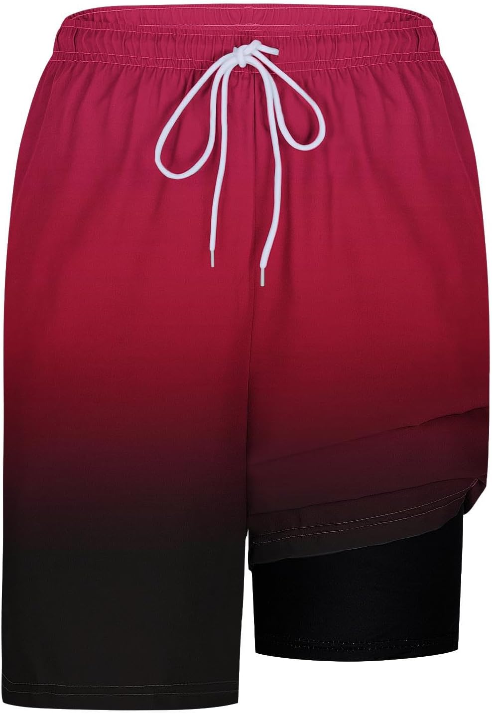 Xiaojmake 2-in-1 Board Shorts with Compression Liner