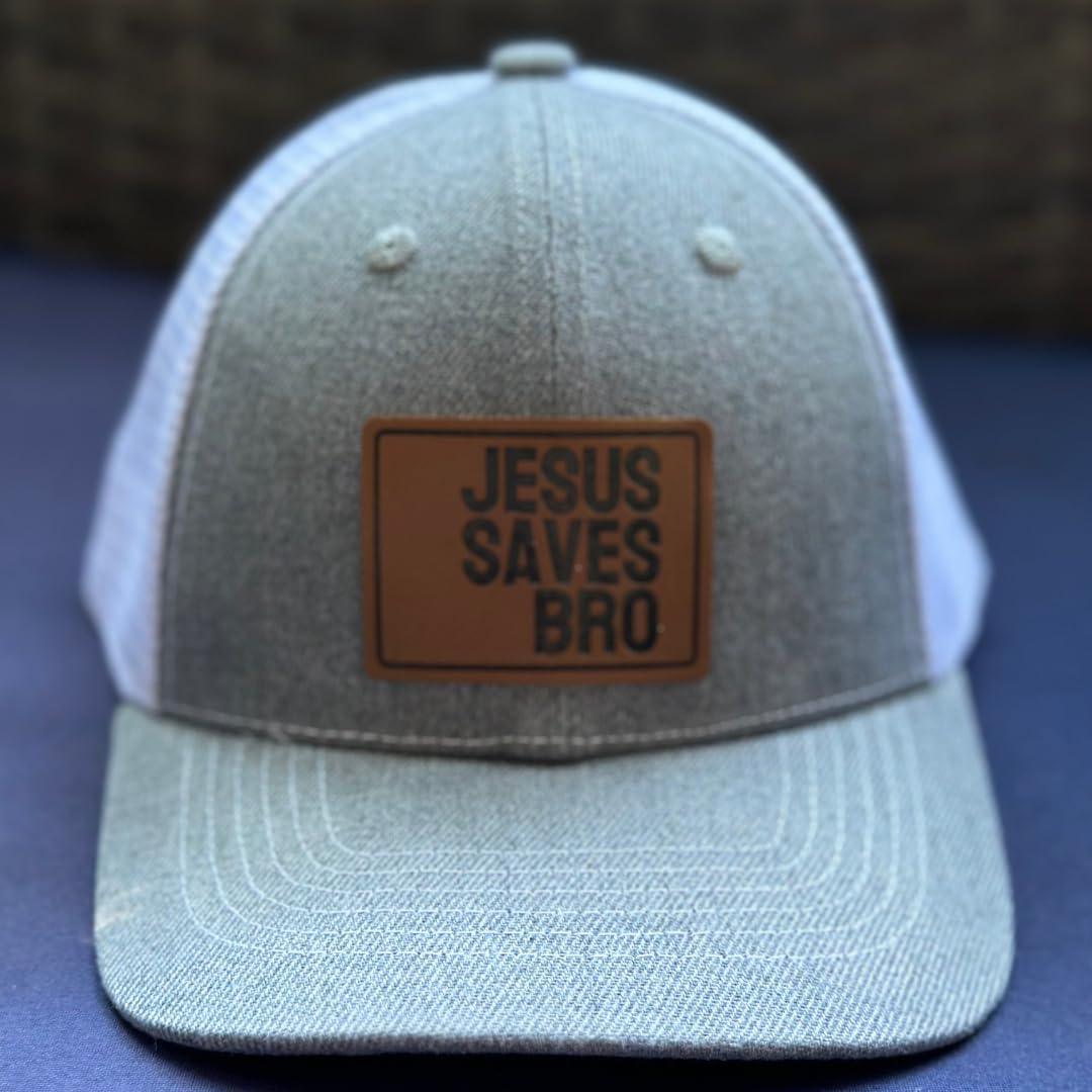 Jesus Saves Bro Kids Faith-Based Matching Hats Pair