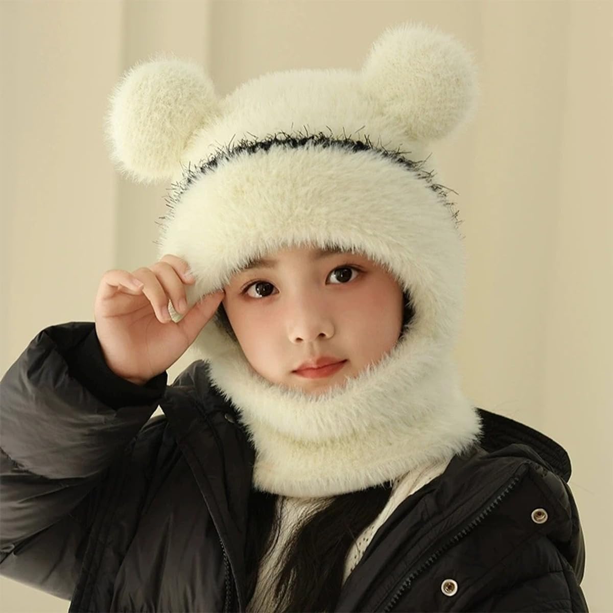 ECYC Kids Winter Hat with Neck Warmer